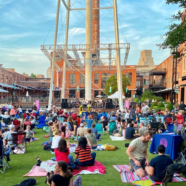 American Tobacco Campus lawn event.